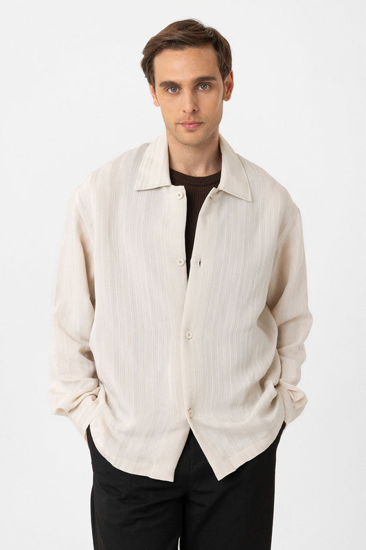Antioch Oversized Textured Men's Shirt