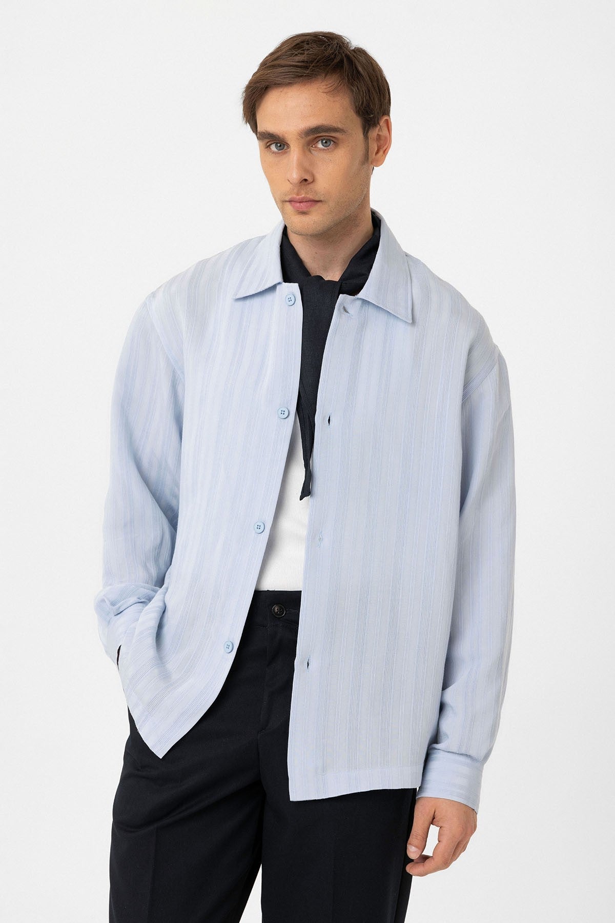 Antioch Oversized Textured Men's Shirt
