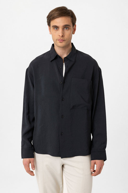 Relax Fit Modal Fabric Men's Shirt