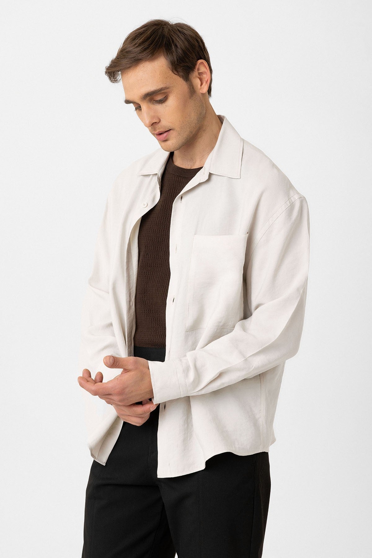 Antioch Relax Fit Modal Fabric Men's Shirt