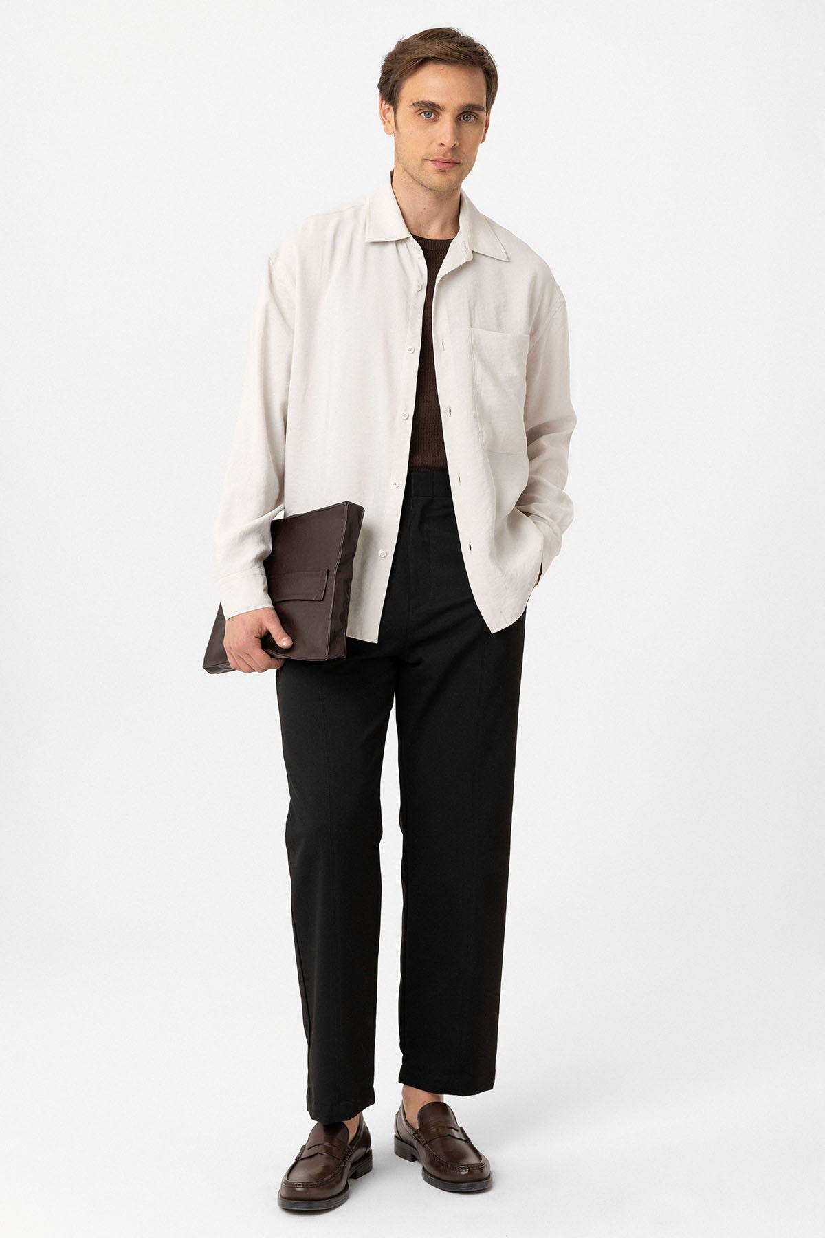 Antioch Relax Fit Modal Fabric Men's Shirt