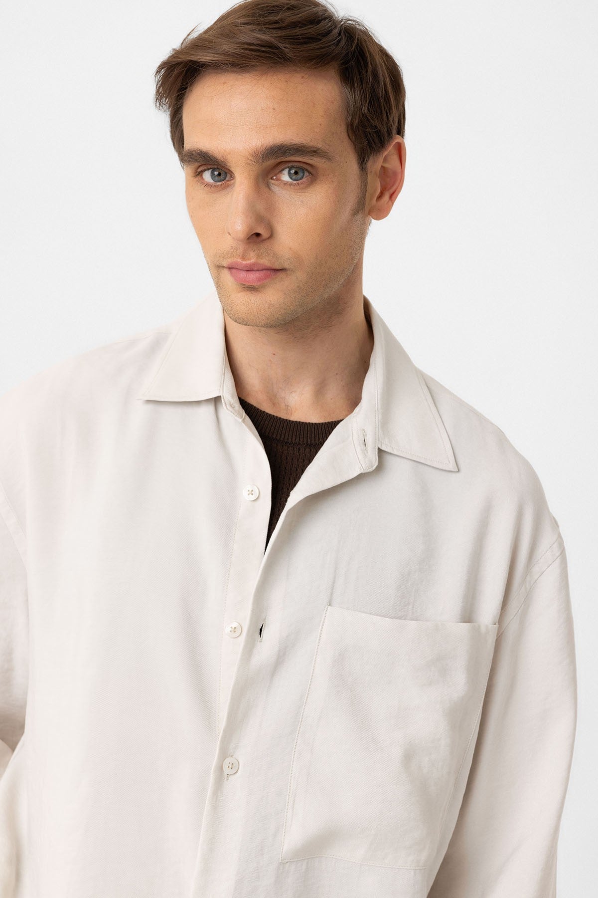 Antioch Relax Fit Modal Fabric Men's Shirt
