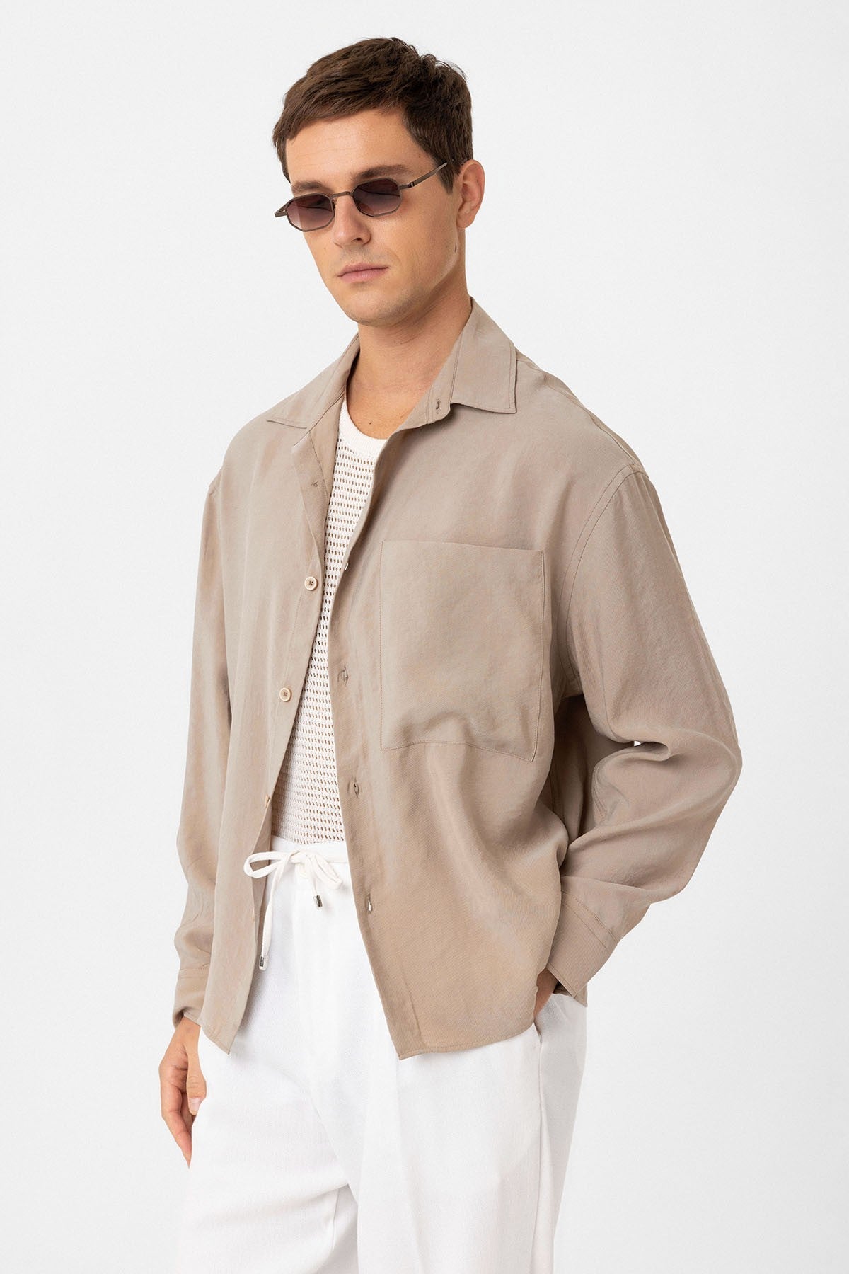 Antioch Relax Fit Modal Fabric Men's Shirt