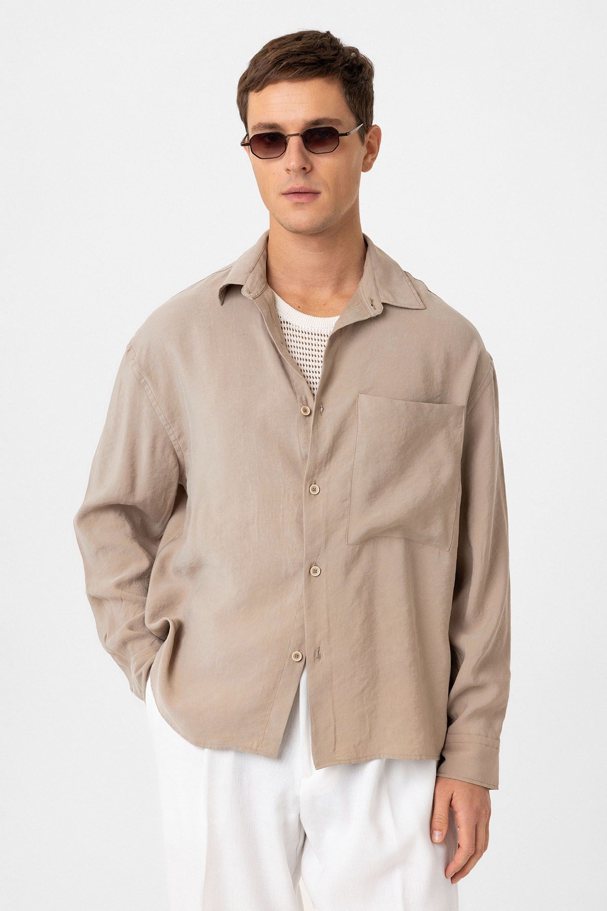 Antioch Relax Fit Modal Fabric Men's Shirt