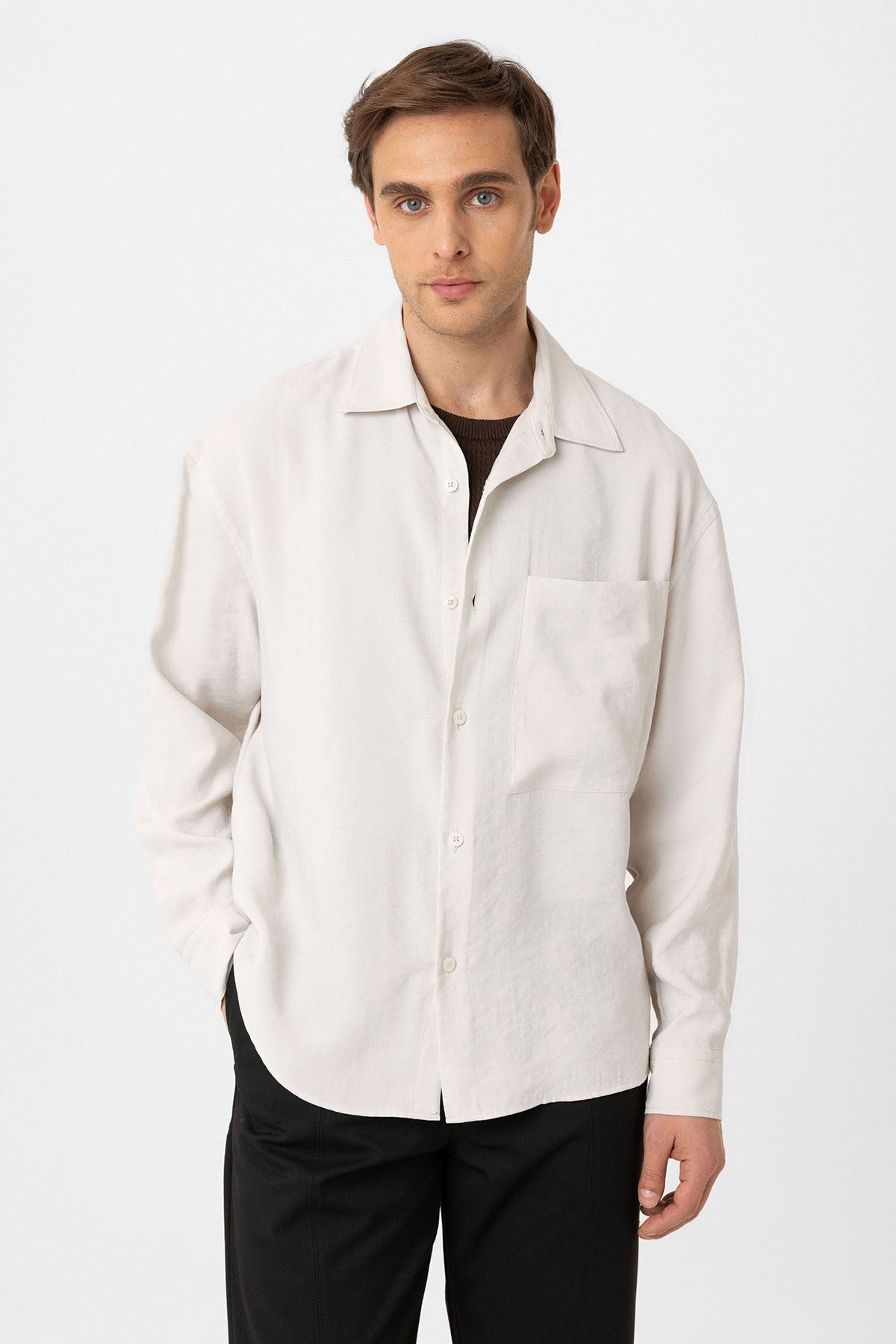 Antioch Relax Fit Modal Fabric Men's Shirt