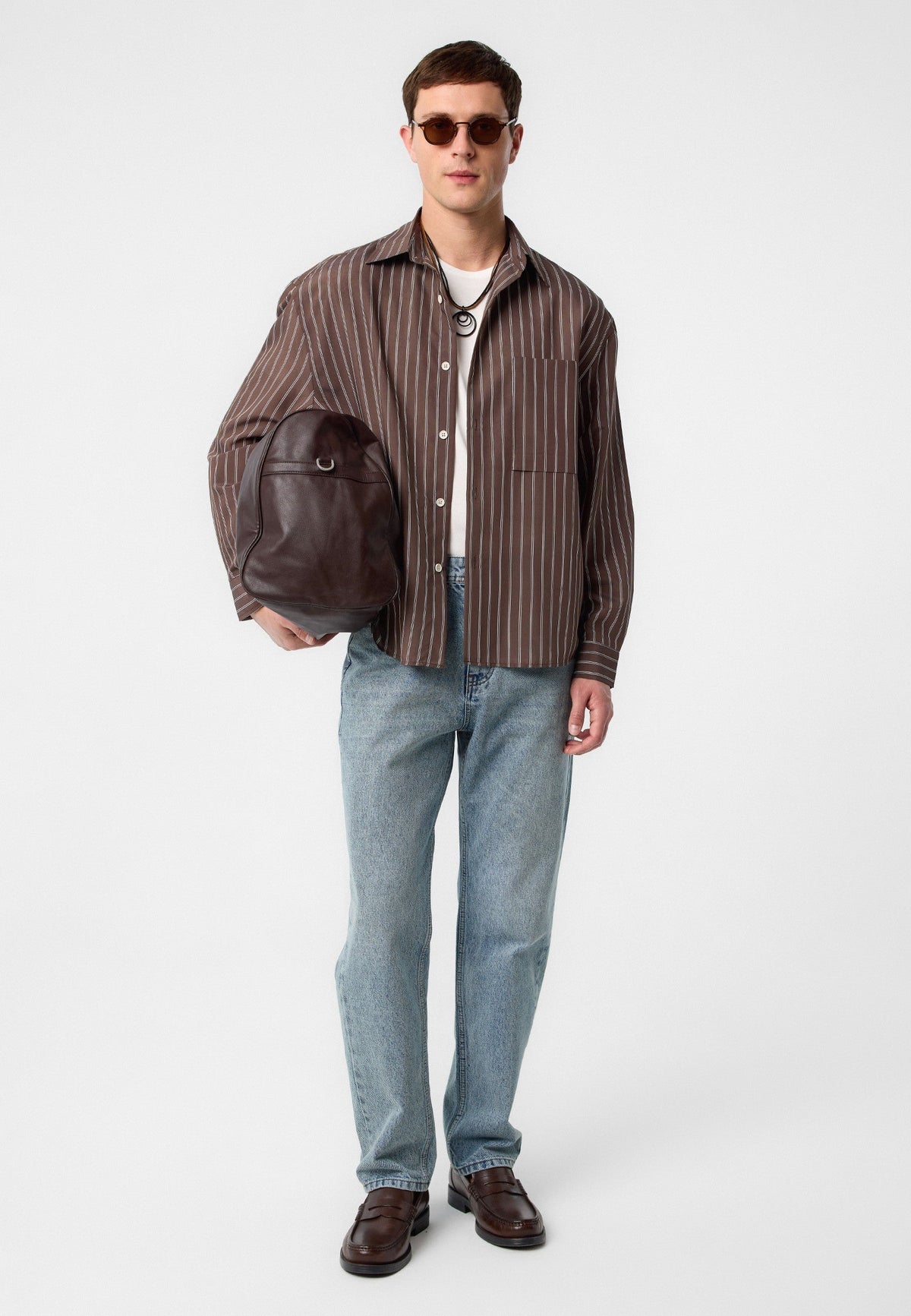Relax Fit Striped Men's Shirt