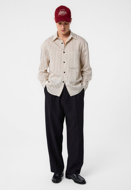 Relax Fit Striped Men's Shirt