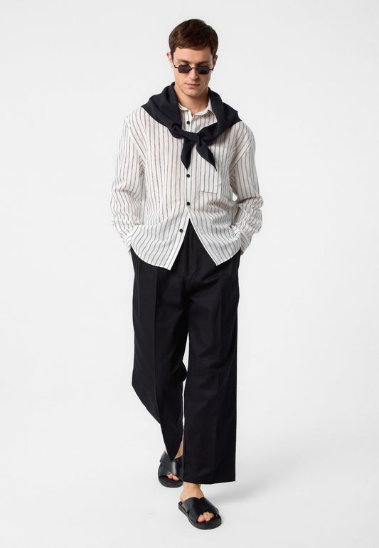 Relax Fit Striped Men's Shirt
