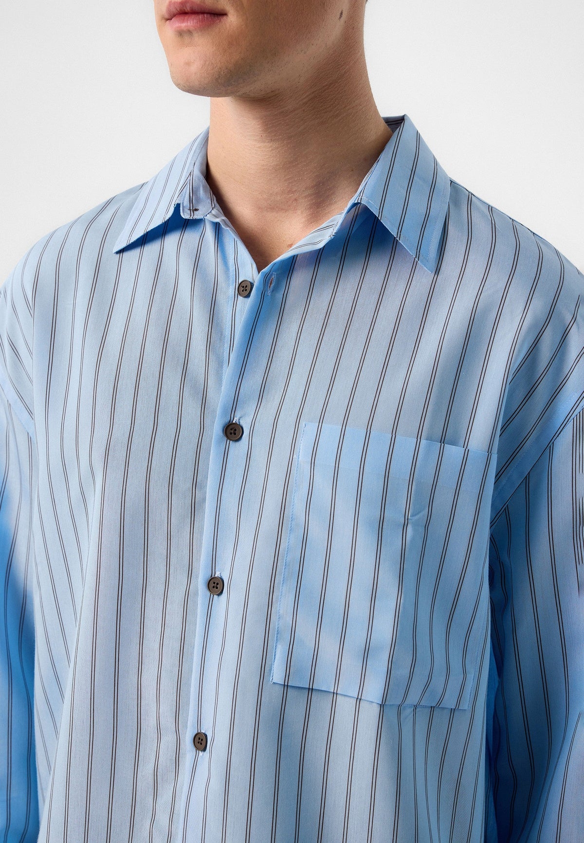 Relax Fit Striped Men's Shirt