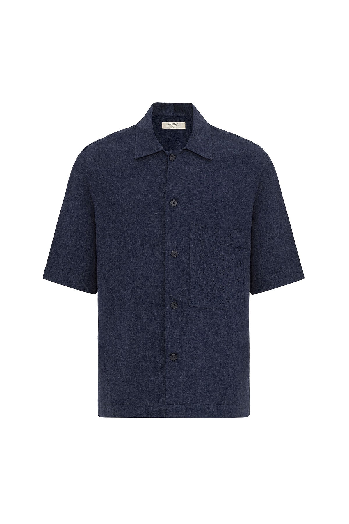 Antioch Short-Sleeve Men's Shirt with Linen Blend