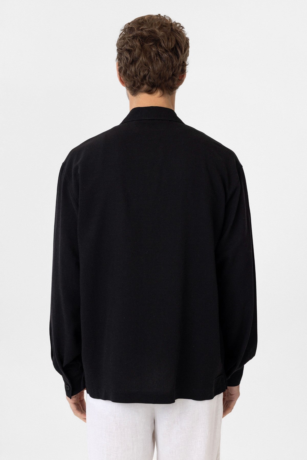 Men's Relaxed-Fit Shirt with Linen Blend