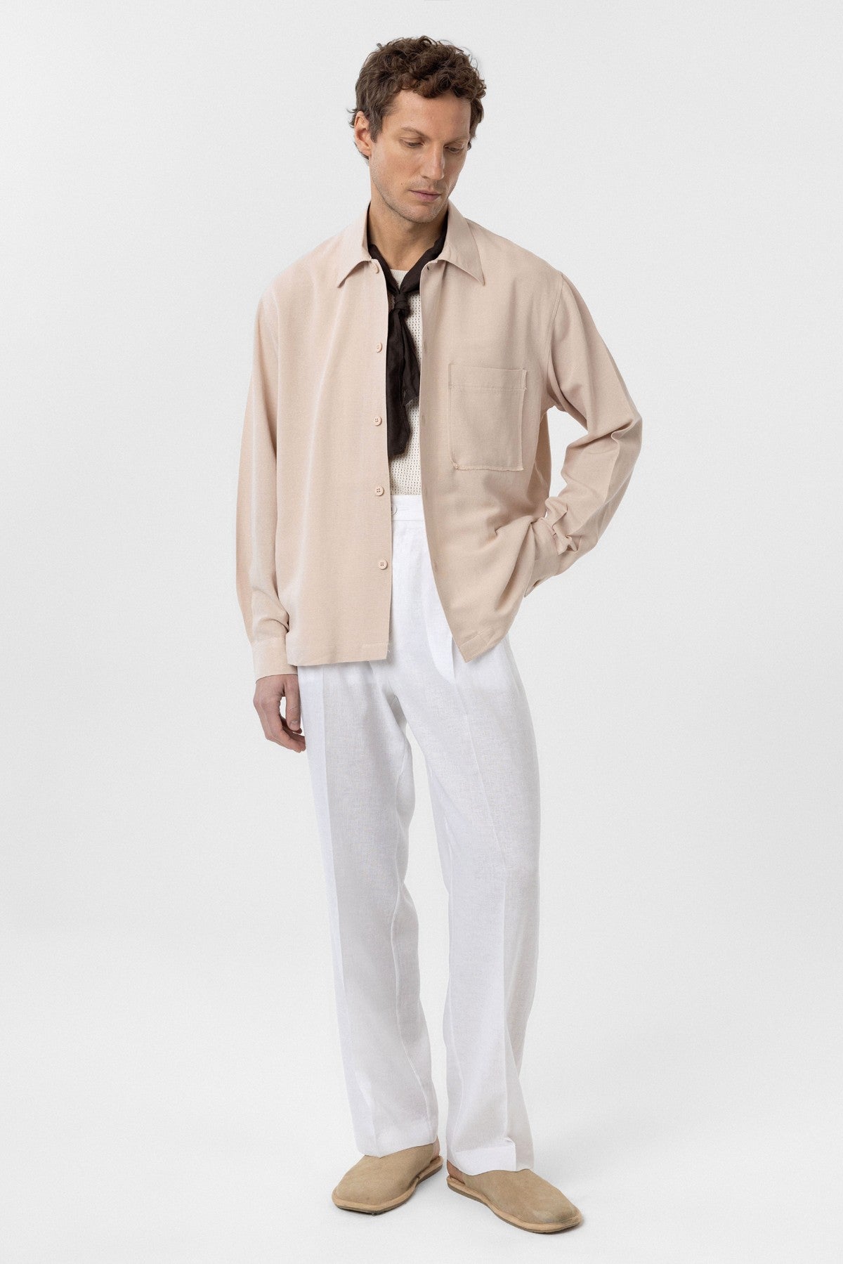Antioch Linen-Blend Relaxed-Fit Men's Shirt
