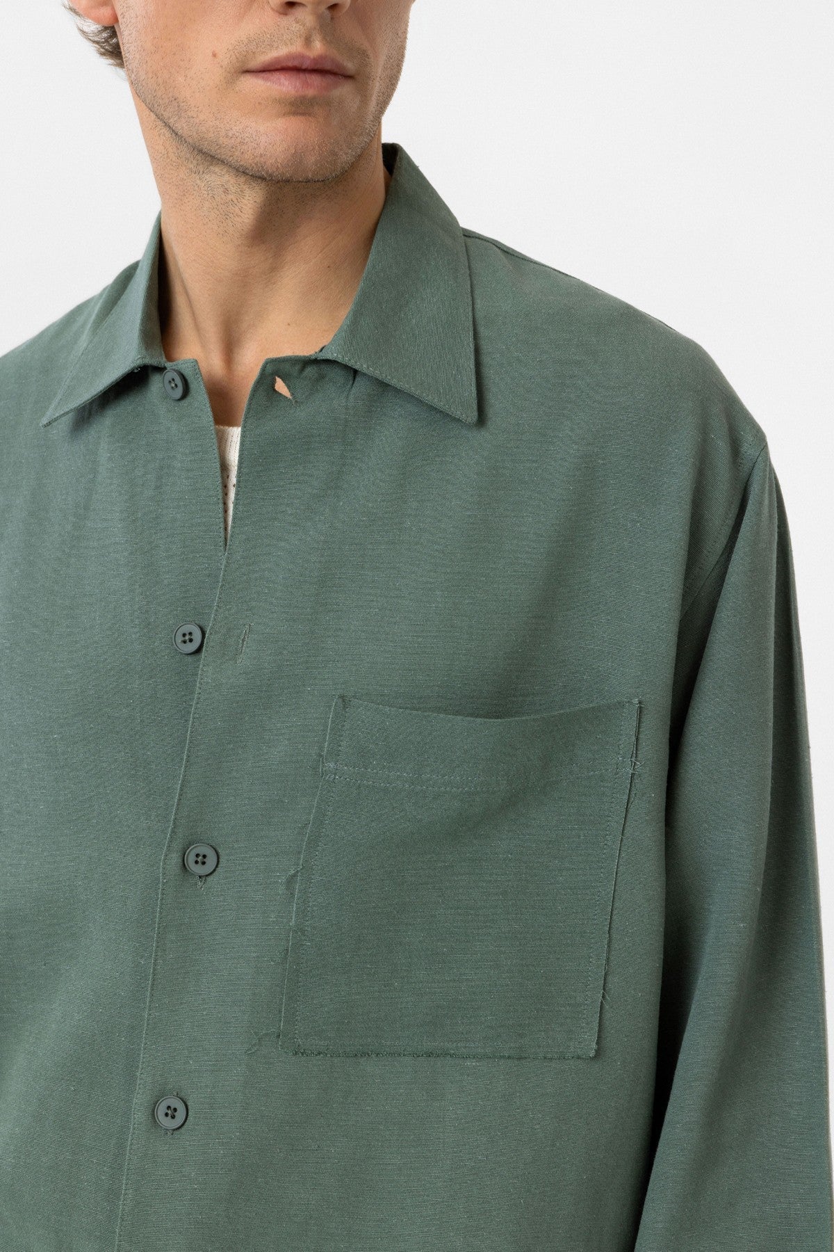 Antioch Linen-Blend Relaxed-Fit Men's Shirt