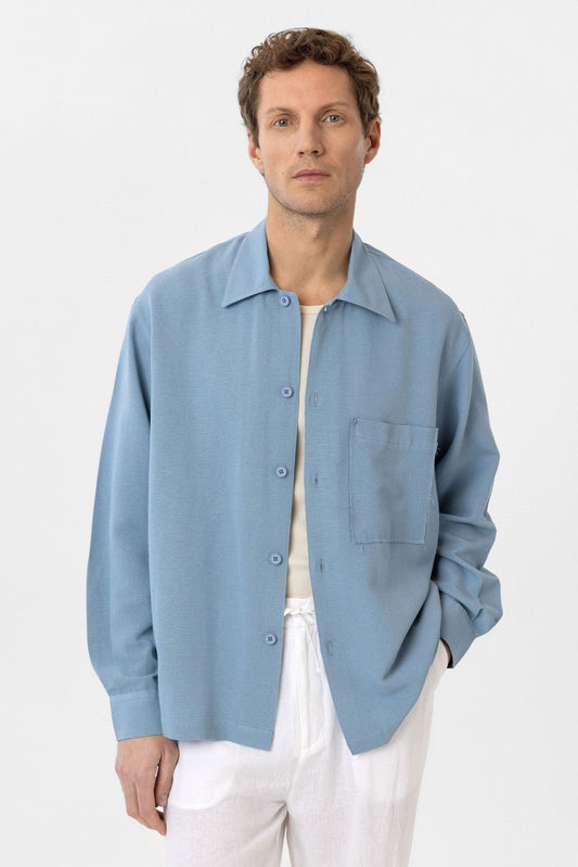Antioch Linen-Blend Relaxed-Fit Men's Shirt