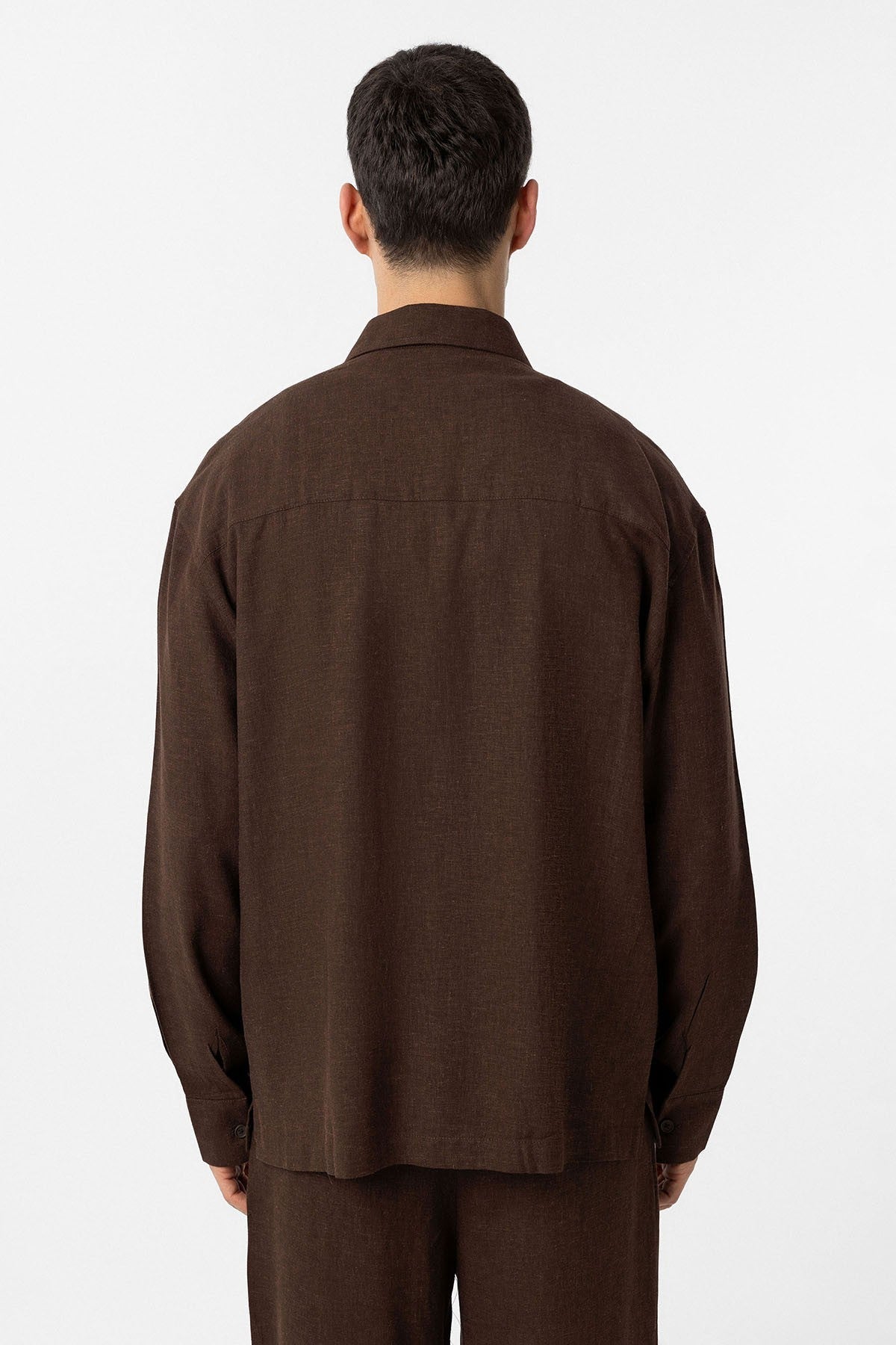 Men's Relaxed-Fit Shirt with Linen Blend
