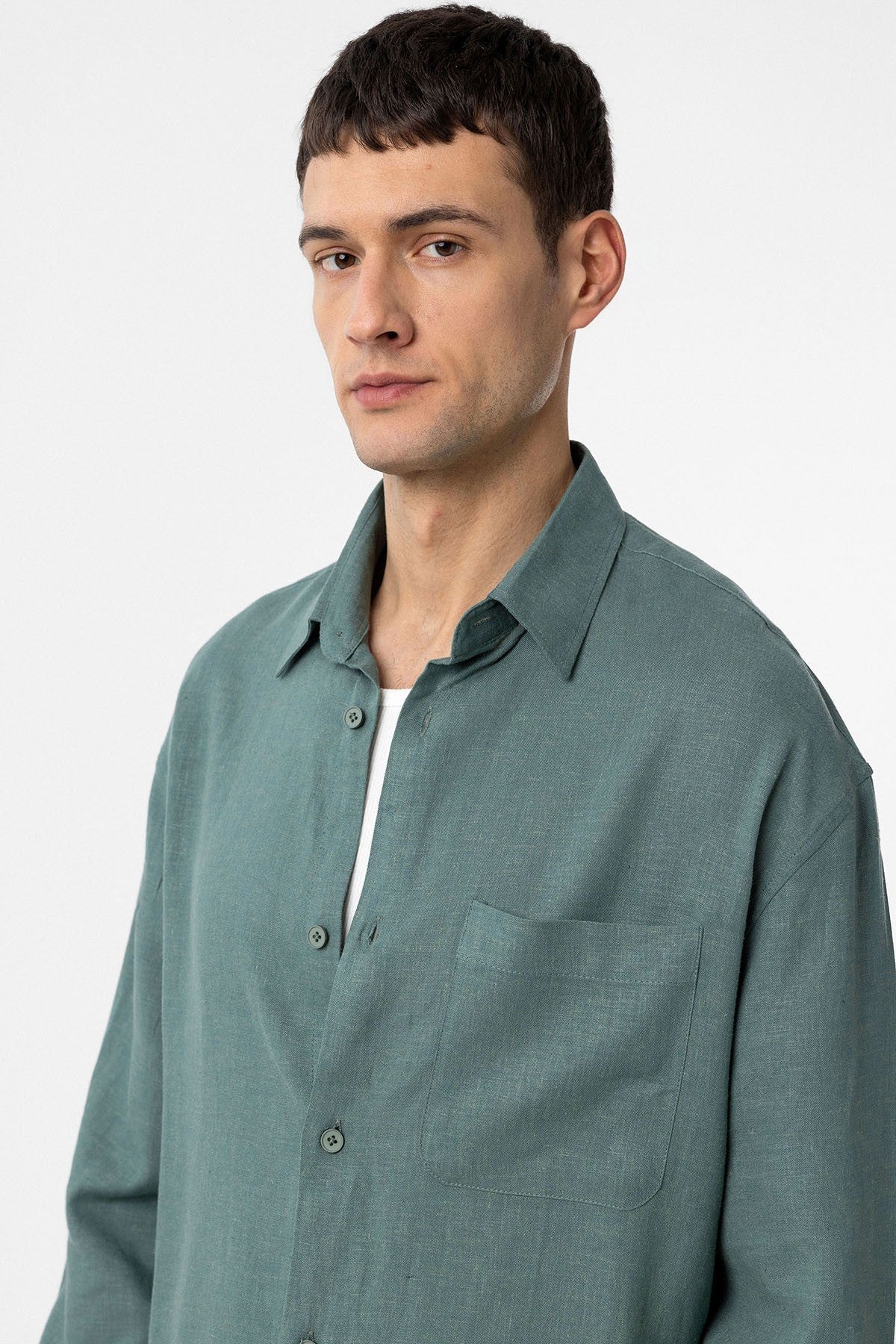 Antioch Linen-Blend Relaxed-Fit Men's Shirt