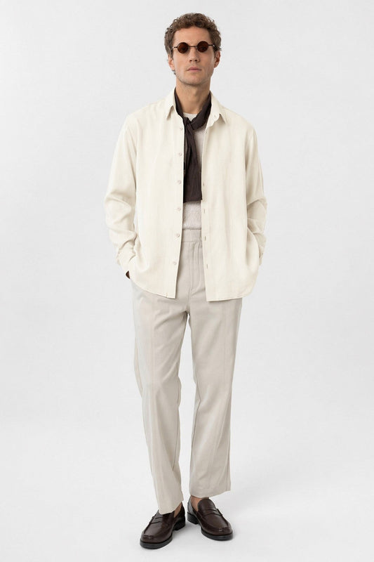 Relax Fit Lyocell Fabric Men's Shirt