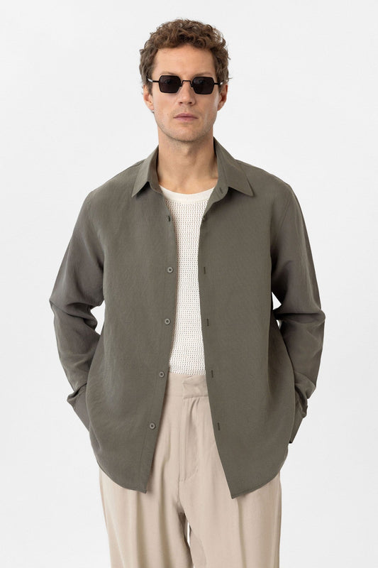Relax Fit Modal Fabric Men's Shirt