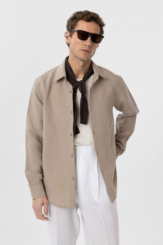 Relax Fit Modal Fabric Men's Shirt