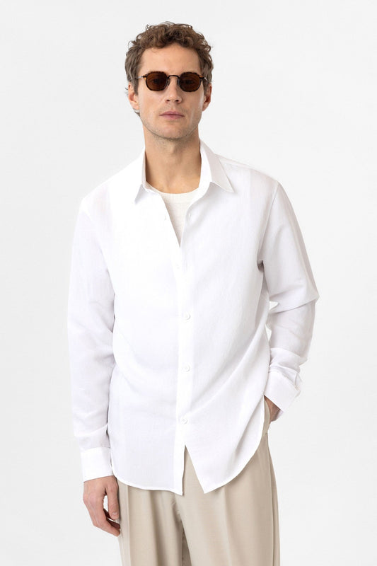 Relax Fit Modal Fabric Men's Shirt