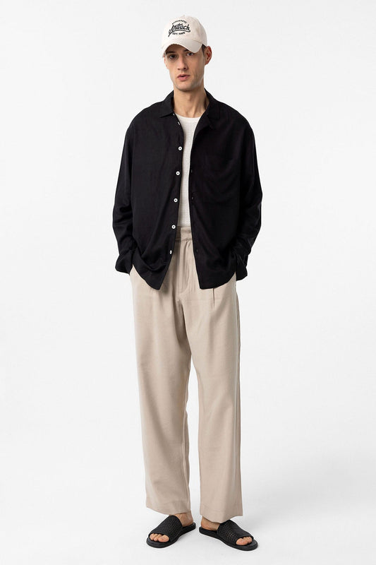 Antioch Linen-Blend Relaxed-Fit Men's Shirt