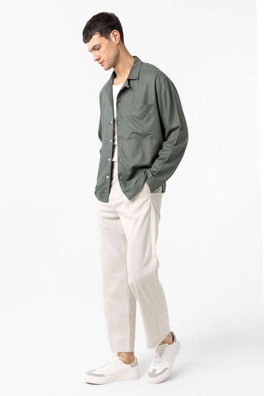 Antioch Linen-Blend Relaxed-Fit Men's Shirt