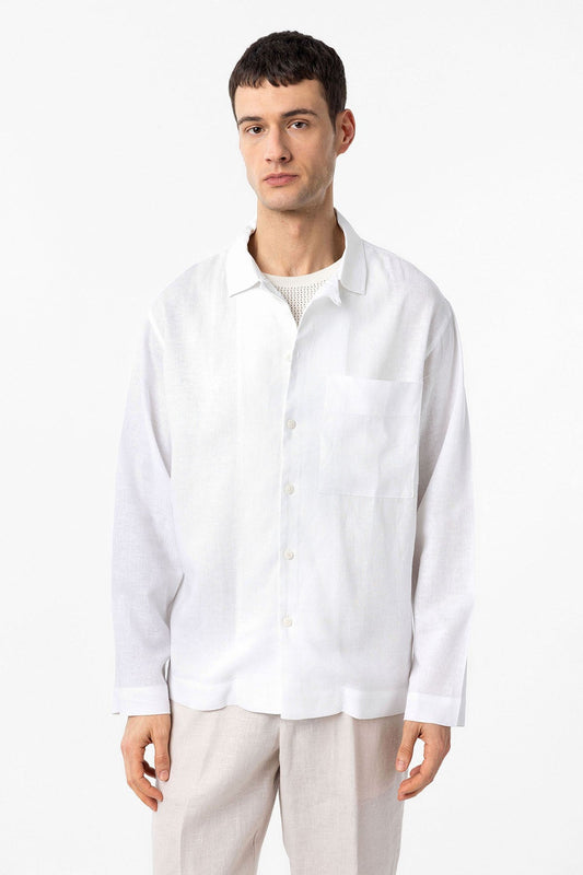Antioch Linen-Blend Relaxed-Fit Men's Shirt