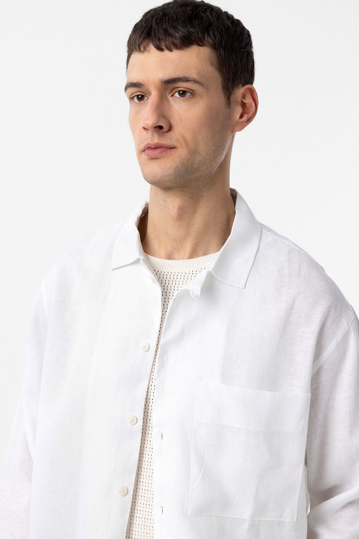 Antioch Linen-Blend Relaxed-Fit Men's Shirt