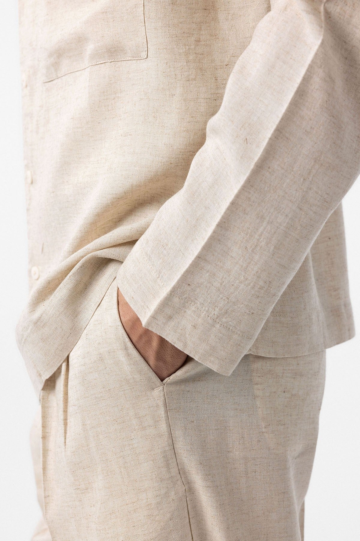 Antioch Linen-Blend Relaxed-Fit Men's Shirt