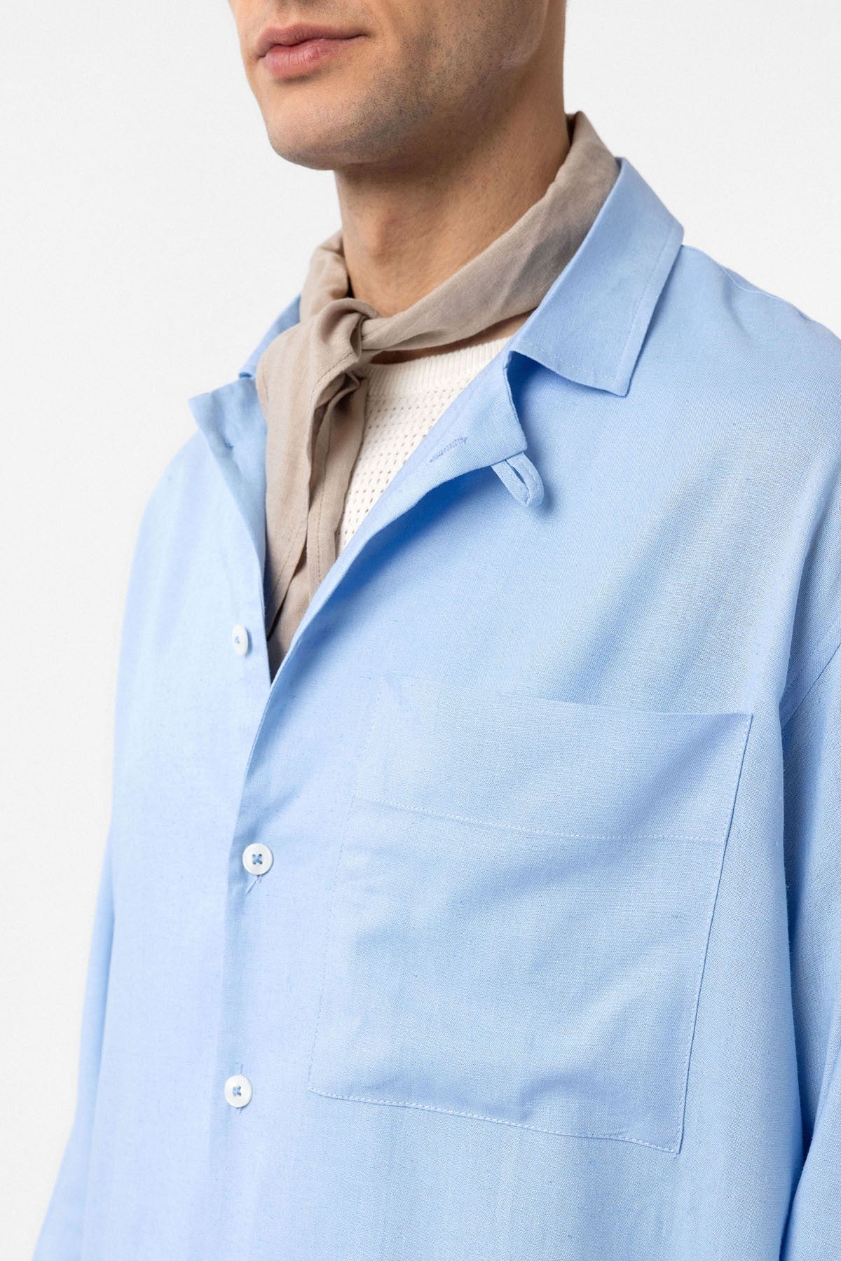 Antioch Linen-Blend Relaxed-Fit Men's Shirt