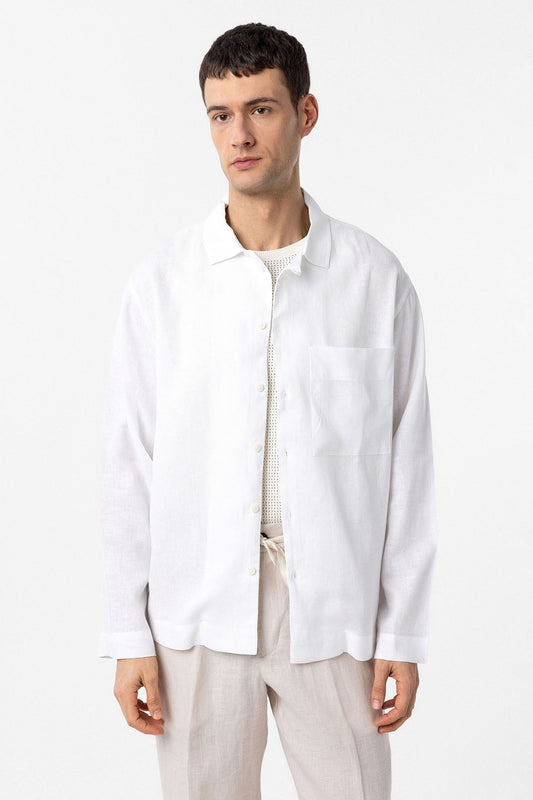 Antioch Linen-Blend Relaxed-Fit Men's Shirt