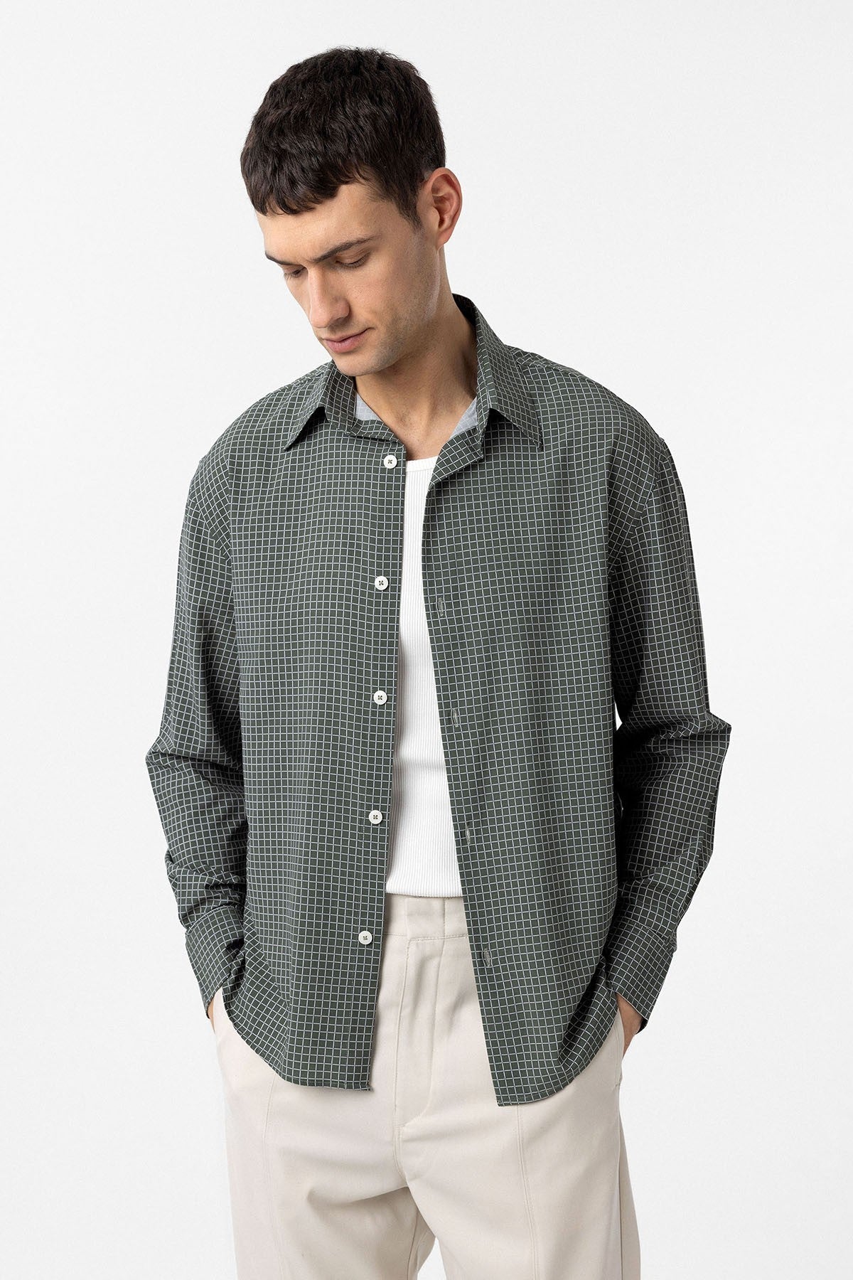 Antioch Checkered Men's Relaxed-Fit Shirt