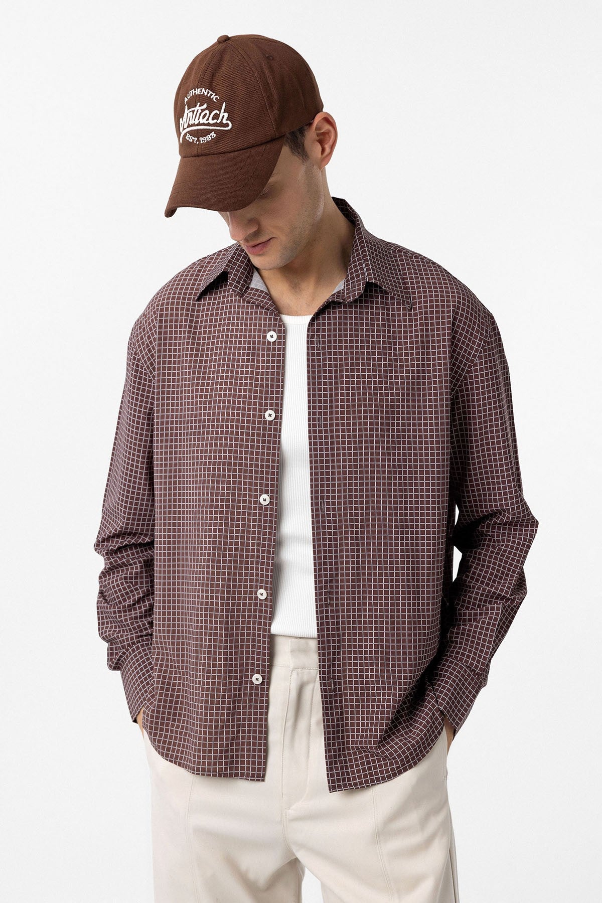 Antioch Checkered Men's Relaxed-Fit Shirt