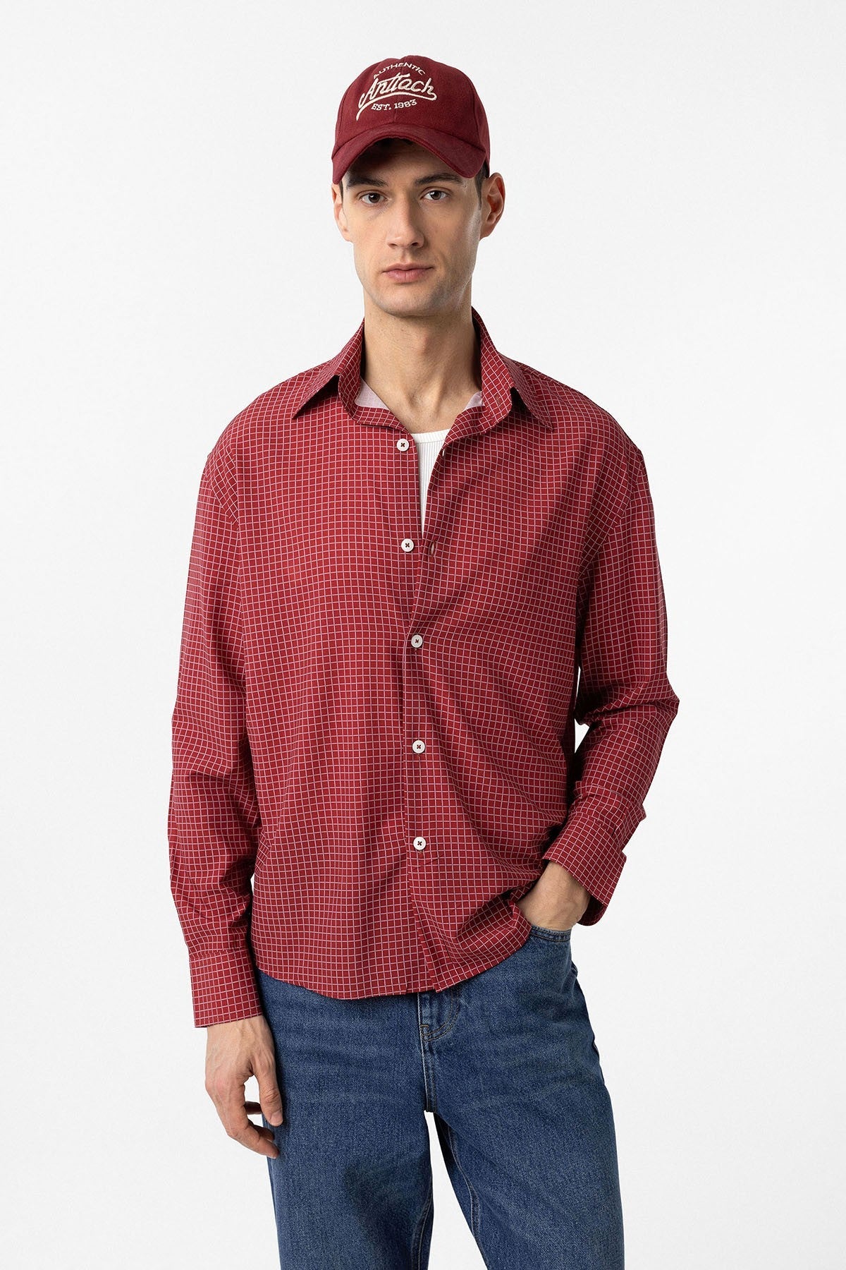 Antioch Checkered Men's Relaxed-Fit Shirt