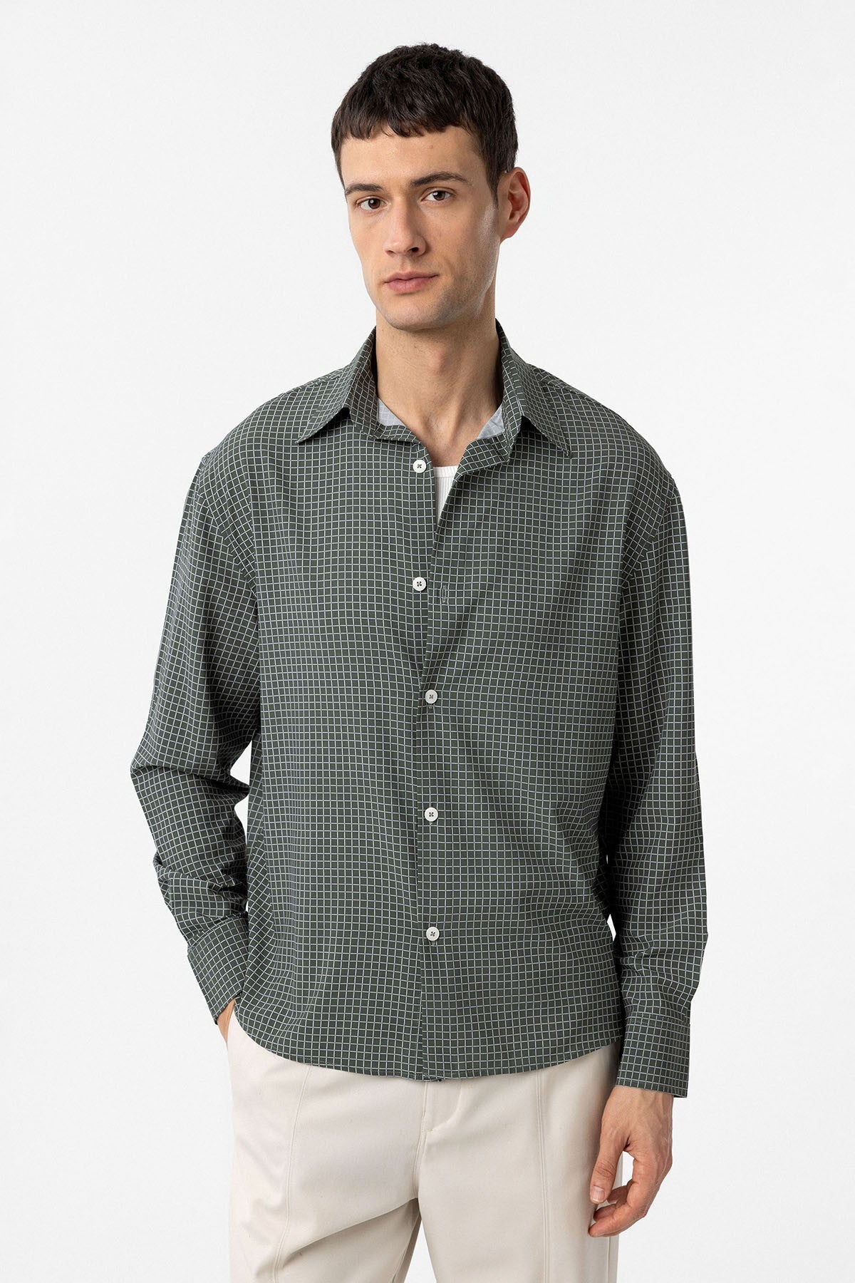 Antioch Checkered Men's Relaxed-Fit Shirt