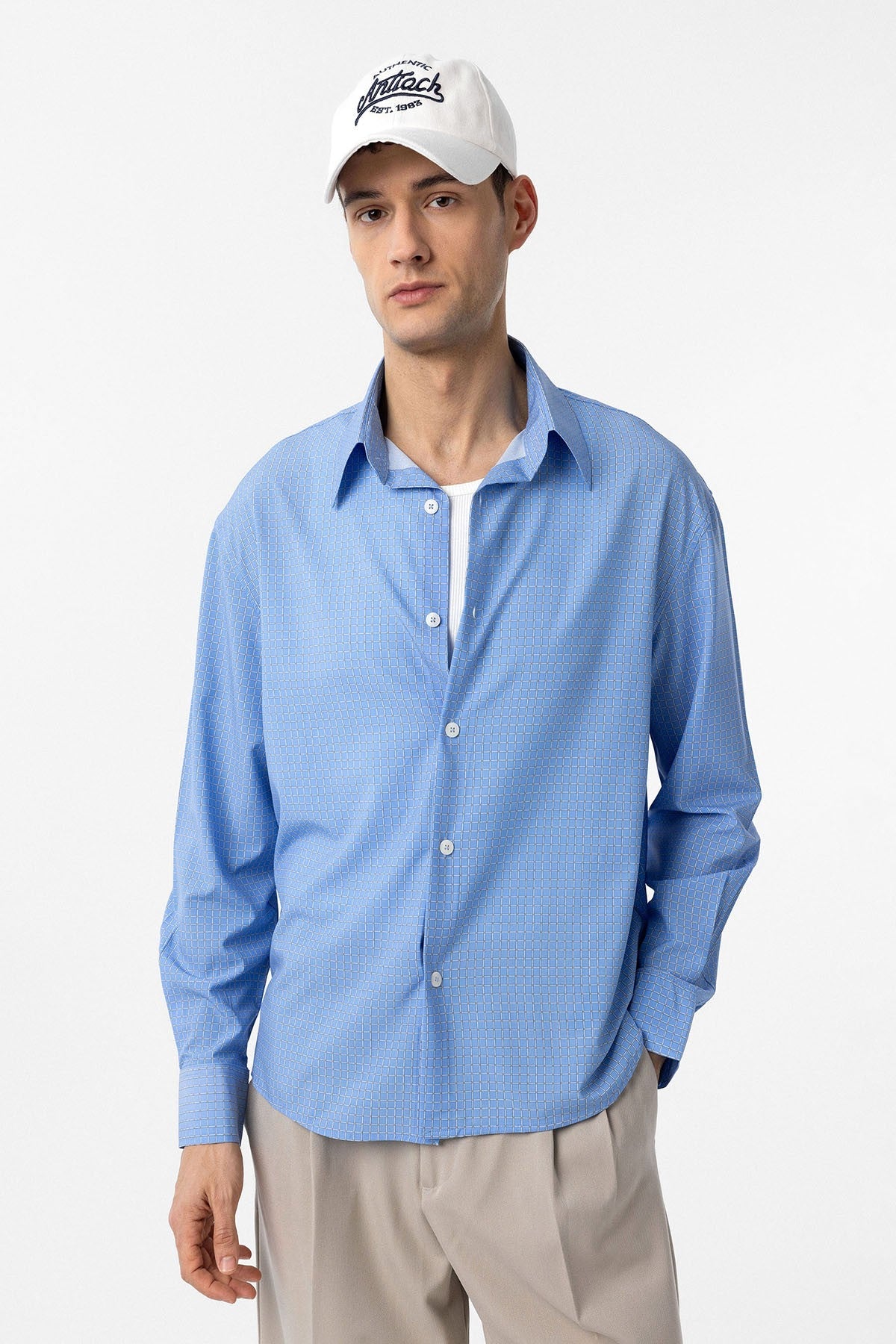 Antioch Checkered Men's Relaxed-Fit Shirt