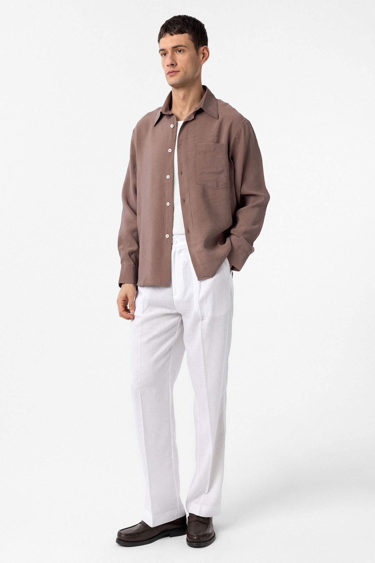 Antioch Modal Fabric Relaxed-Fit Men's Shirt