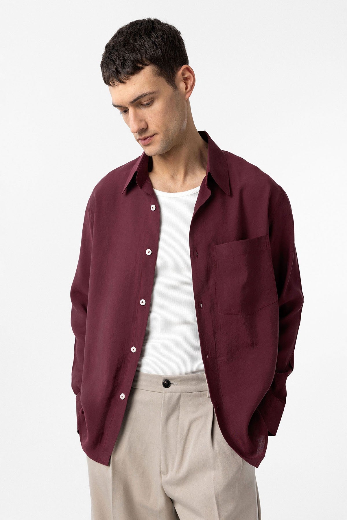 Antioch Modal Fabric Relaxed-Fit Men's Shirt