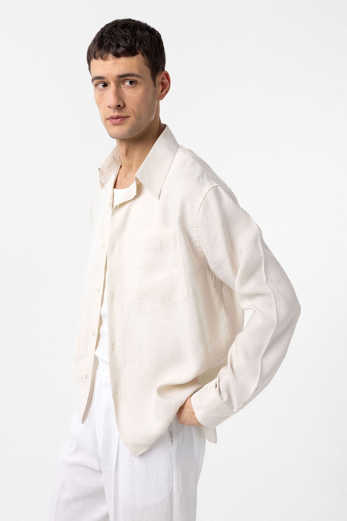 Antioch Modal Fabric Relaxed-Fit Men's Shirt