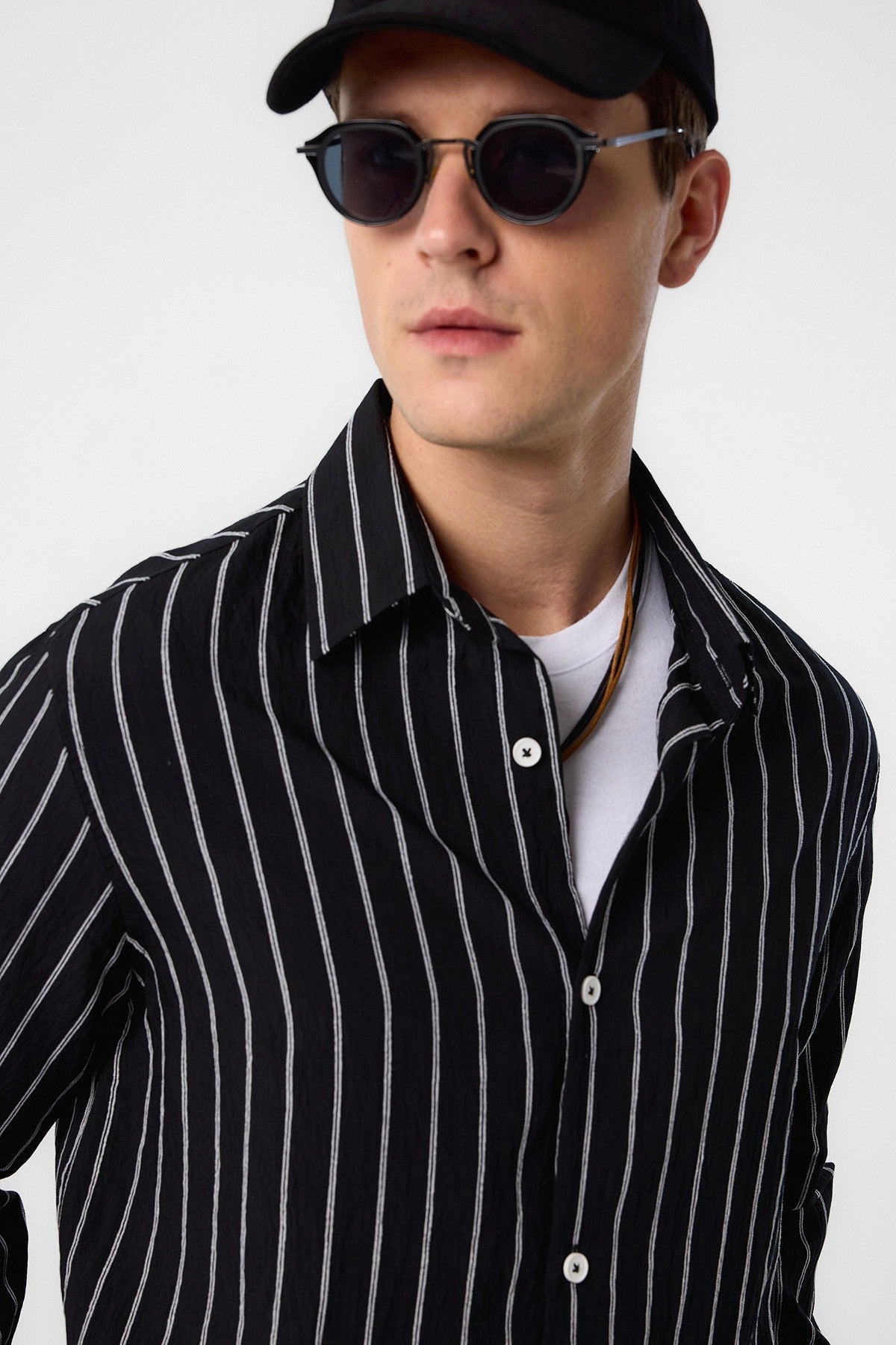 Antioch Relax Fit Striped Men's Shirt