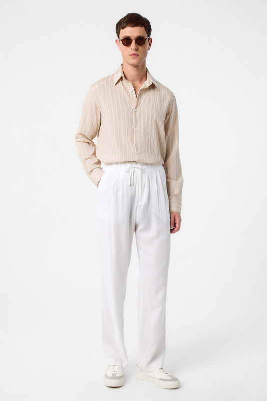 Relax Fit Striped Men's Shirt