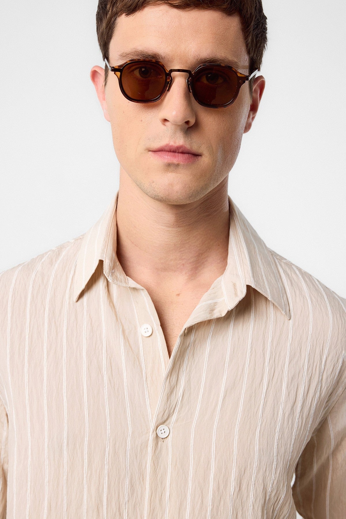 Relax Fit Striped Men's Shirt