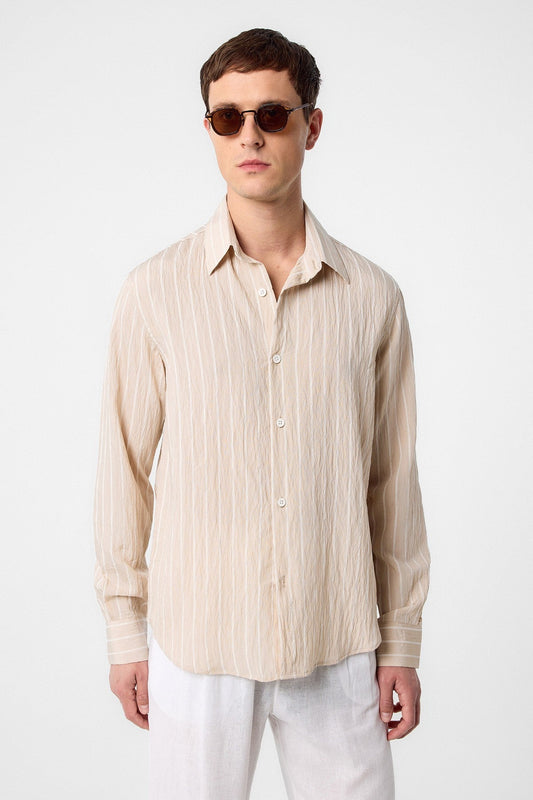 Relax Fit Striped Men's Shirt