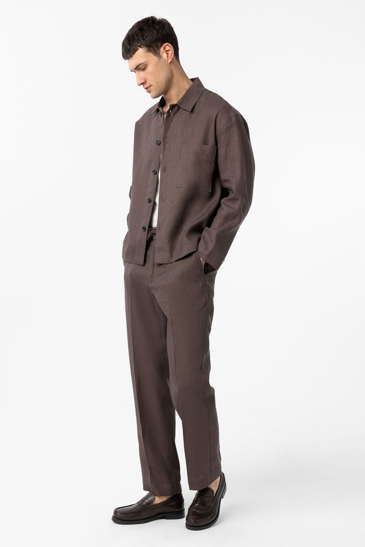 Antioch 100% Linen Relaxed-Fit Men's Lightweight Jacket