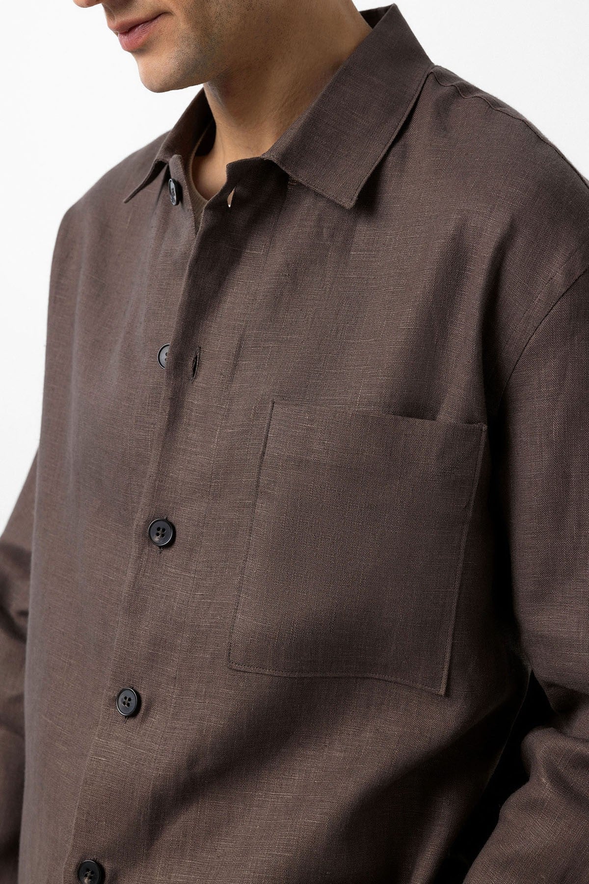 Antioch 100% Linen Relaxed-Fit Men's Lightweight Jacket