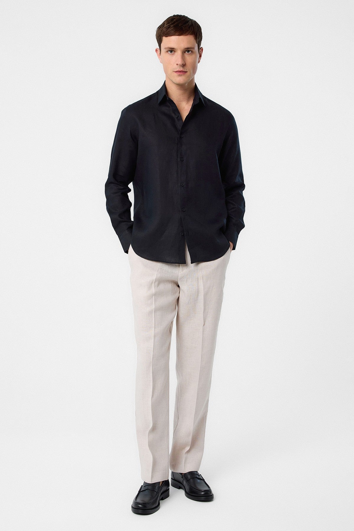 Antioch 100% Linen Comfort Fit Men's Shirt