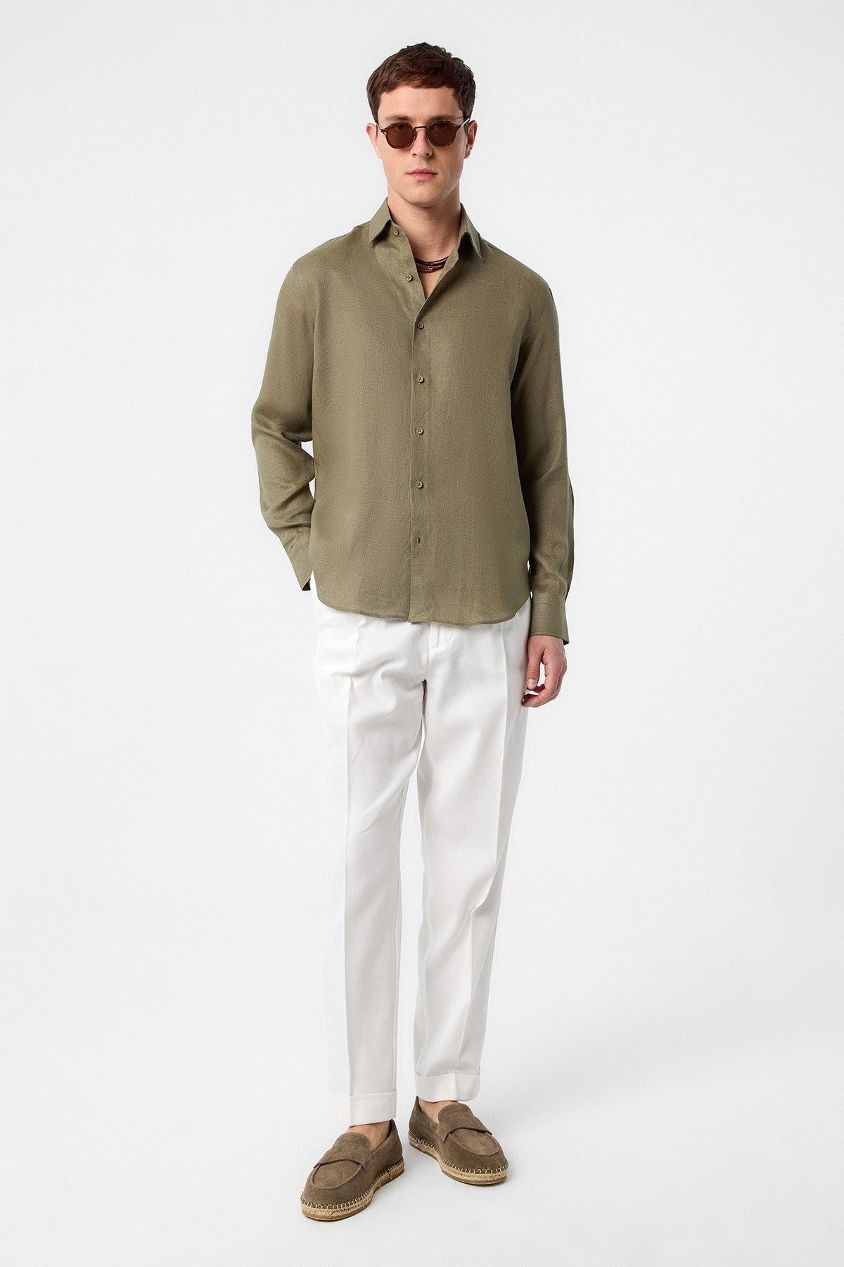 Antioch 100% Linen Comfort Fit Men's Shirt