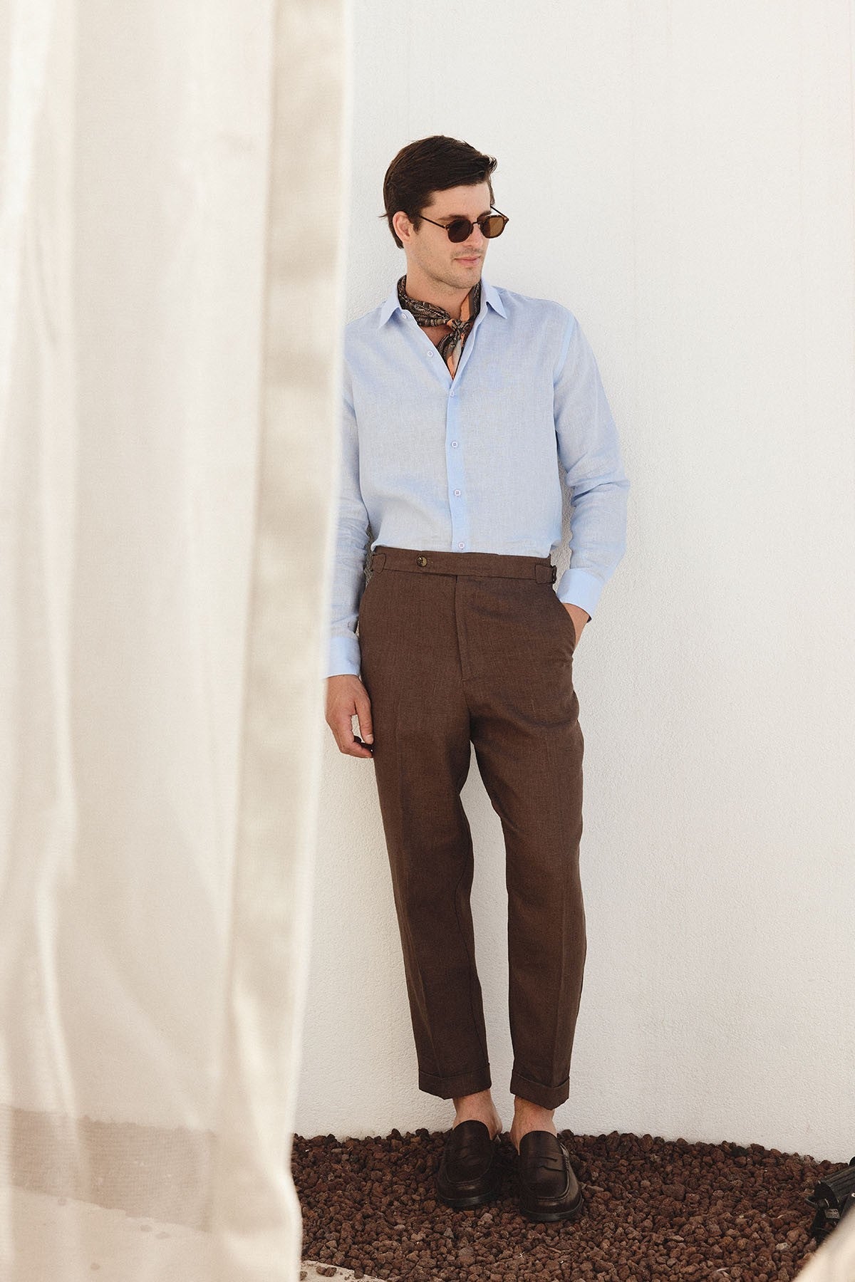 Antioch 100% Linen Comfort Fit Men's Shirt
