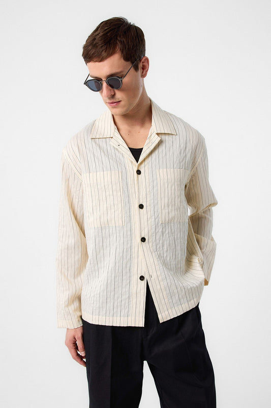 Antioch Modal Striped Men's Shirt
