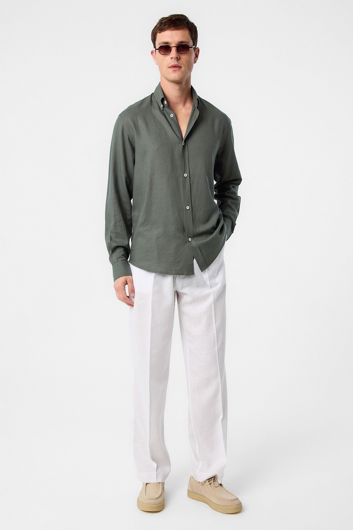 Antioch Relax Fit Textured Men's Shirt